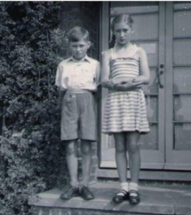 Pat Hutchinson and brother Pat Hutchinson and brother