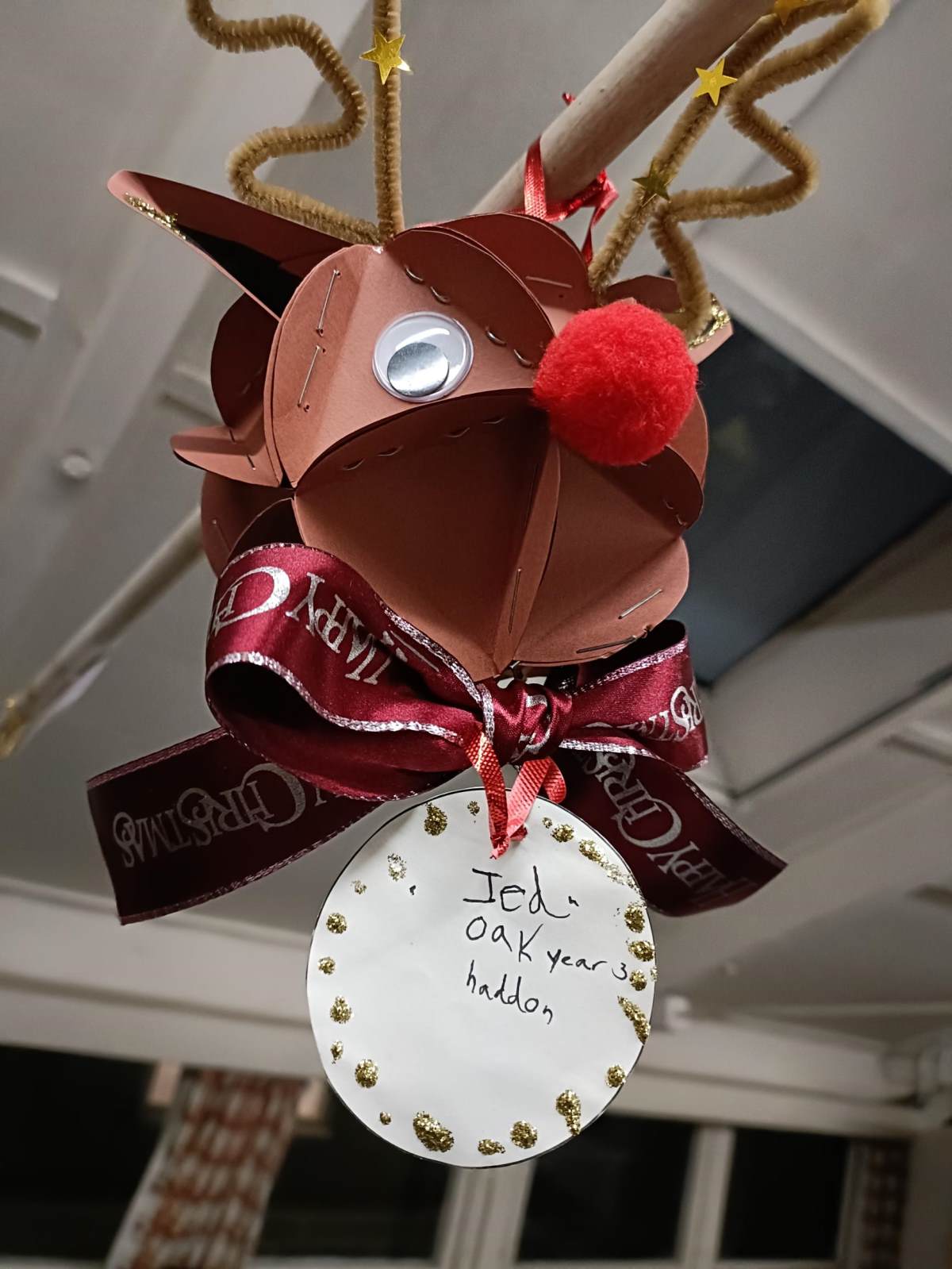 Mathematical Rudolf Christmas Bauble