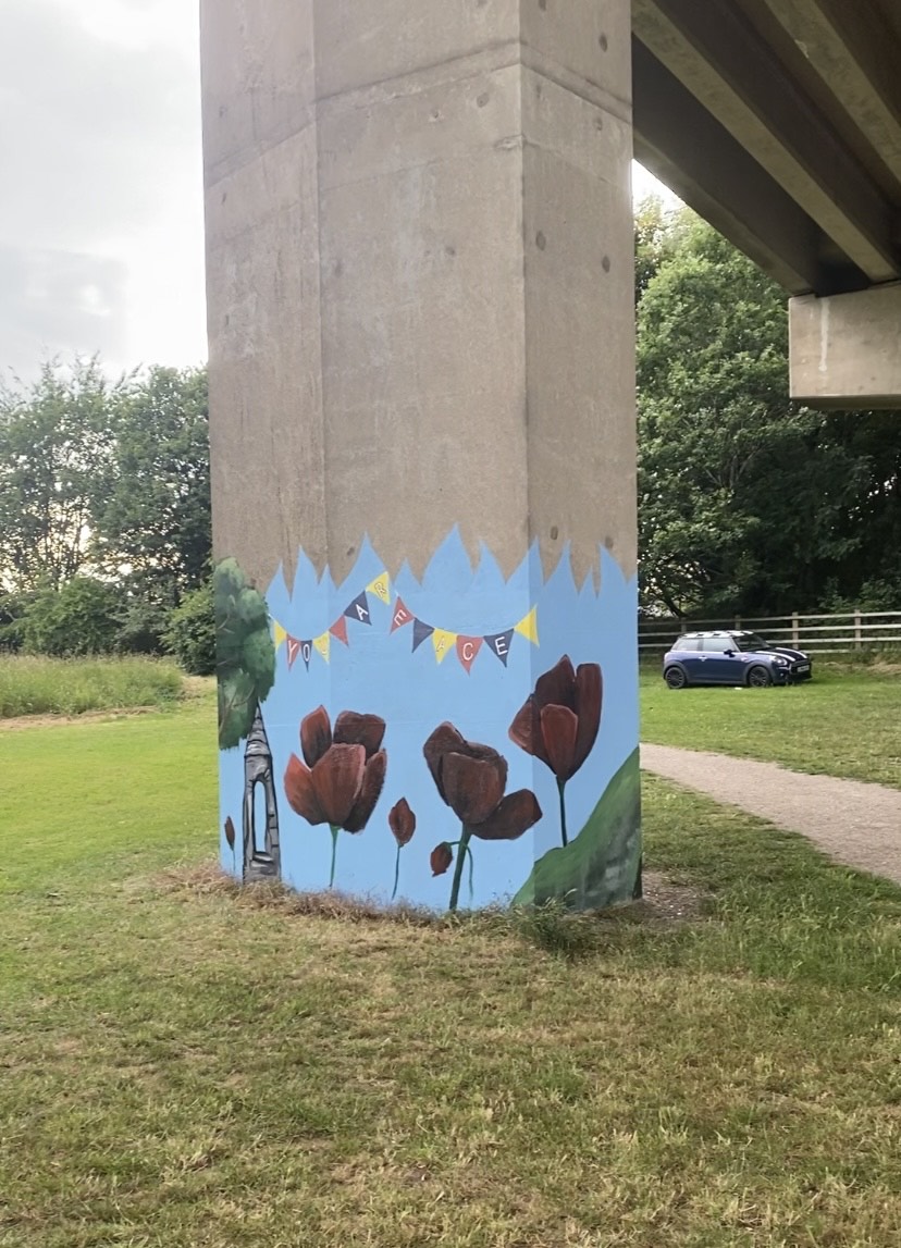 Dronfield Flyover Mural