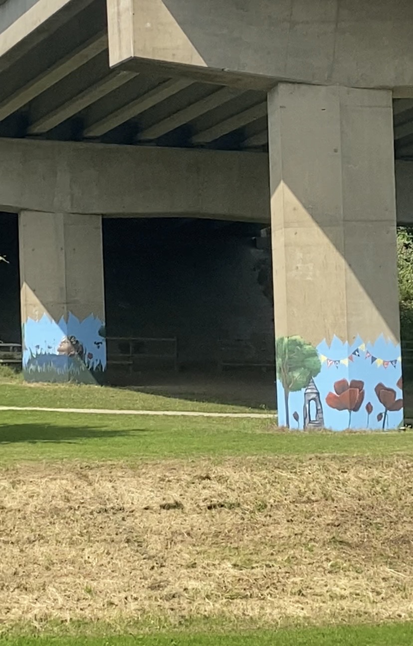 Dronfield Flyover Mural