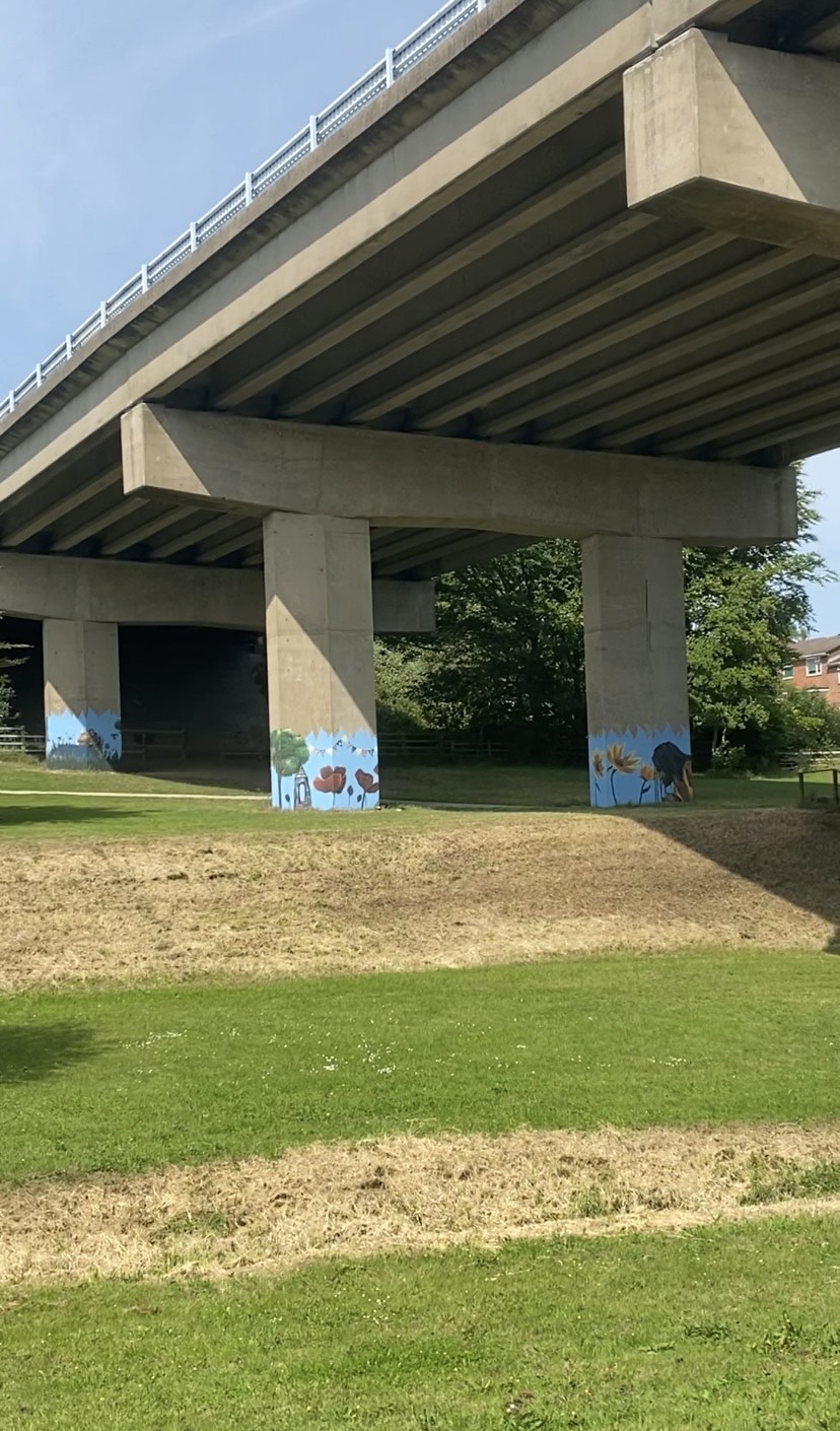 Dronfield Flyover Mural